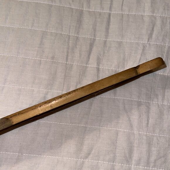 Vintage Handmade Chiseled Wood “Merry Christmas” Sign Tan Red Green - Picture 8 of 10